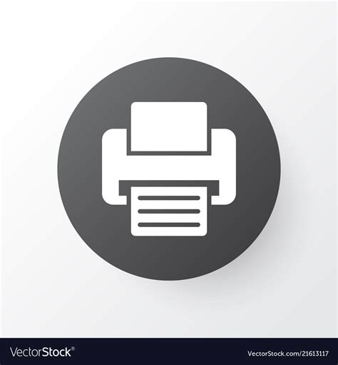 Printer icon symbol premium quality isolated fax Vector Image