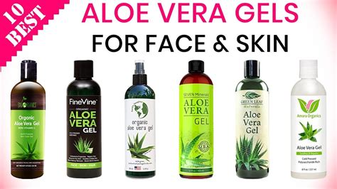 10 Best 100% Natural Aloe Vera Gels | top aloe vera gel brands for face, skin, hair, personal ...