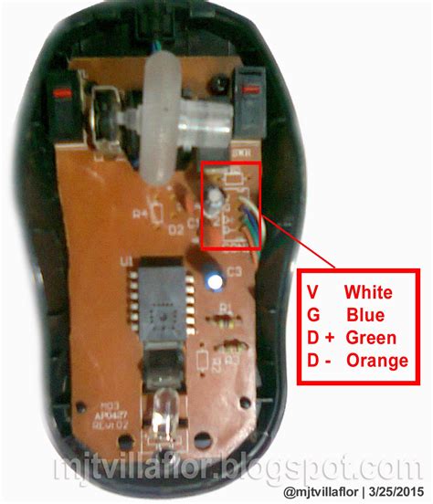 Usb Wiring Diagram For A Mouse