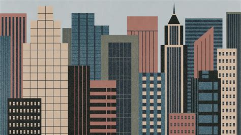 Assorted-color high-rise buildings painting, abstract, building, city HD wallpaper | Wallpaper Flare