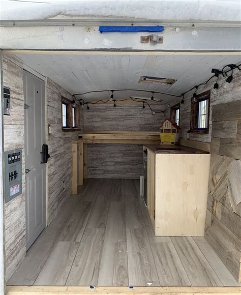 Custom 6x12' Enclosed Trailer Conversion! | 6x12 enclosed trailer, Tiny house listings, Small heater