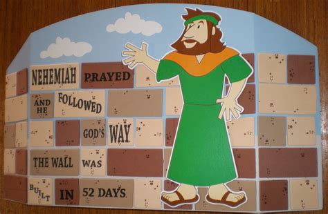 Petersham Bible Book & Tract Depot: Nehemiah Craft Kit | Preschool kids crafts, Bible school ...