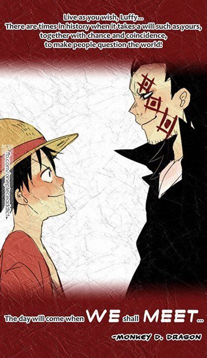 Luffy & Dragon. One Piece. When I think this picture, the way they look ...