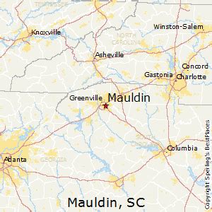 Mauldin South Carolina Map - Domini Hyacintha