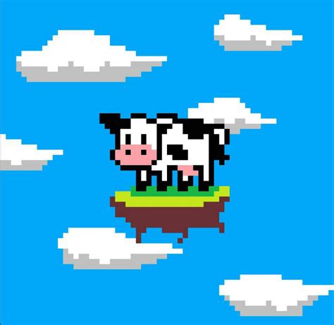 Pixel Cow by Nicusie on DeviantArt