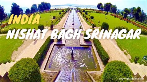 Nishat Bagh Beautiful Mughal Gardens Srinagar Kashmir India *HD* - YouTube