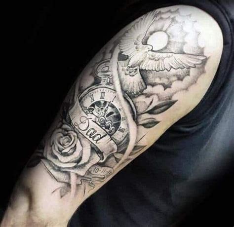 RIP Tattoos for Men | Memorial tattoo designs, Rip tattoo, R.i.p tattoos for men