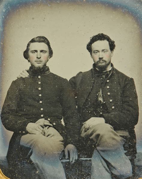 Lot 307: Civil War Union Brothers, Ambrotype | Case Auctions