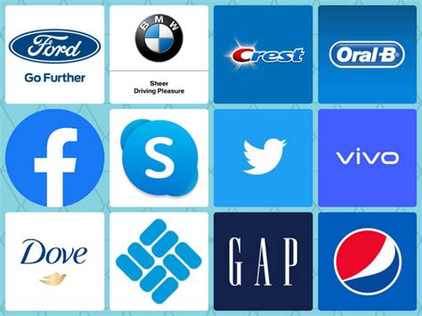 Blue Logos Study: Blue Logo Influences + Psychology + Free Logo Ideas