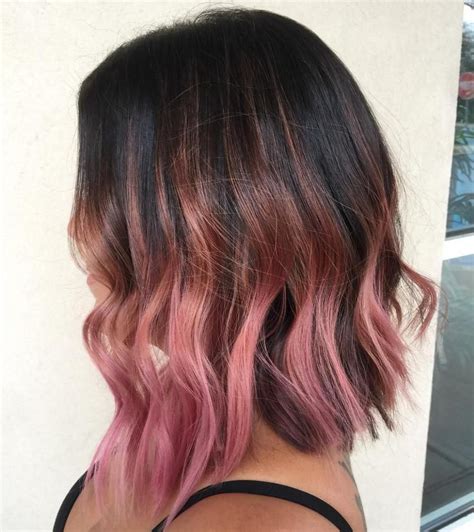 40 Ideas of Pink Highlights for Major Inspiration | Pink ombre hair, Hair styles, Brown hair ...