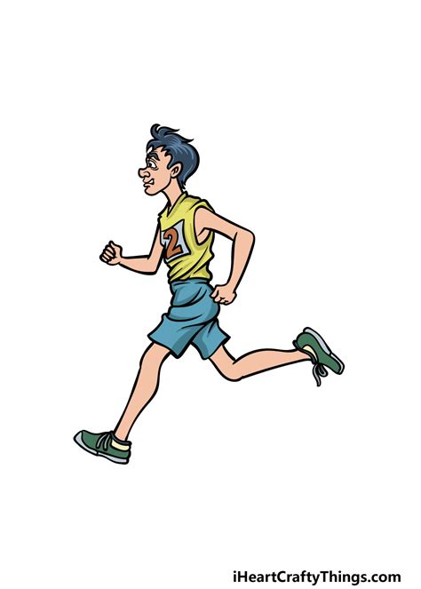 How To Draw Running Legs Clipart