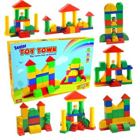 Prime Toy Town Sr Construction Building Blocks Educational Set at Rs ...