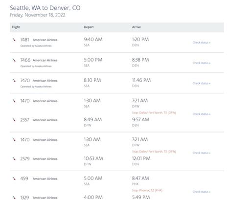 How To Check American Airlines Flight Status