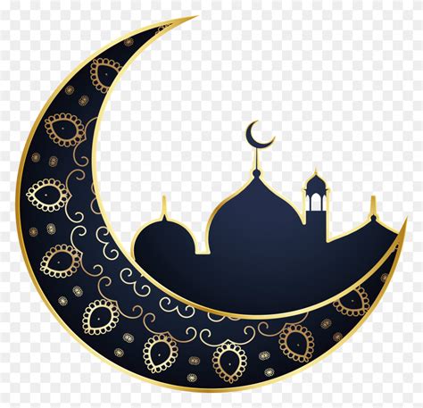 Islam Mosque Ramadan Moon Decorations Free Png And Vector Vector - Moon Vector PNG - FlyClipart