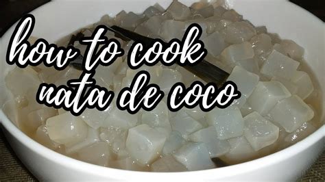 How to cook NATA de COCO [HOMECOOKED NATA] - YouTube