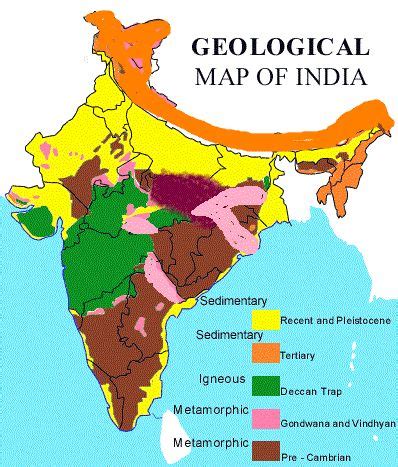 Indian Rock System: Archaean, Purana, Dravidian & Aryan Rock System | History of india, Geology ...