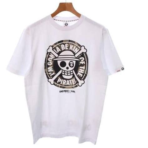 Bape Short Sleeve White Logo Printed Cotton T Shirt | Grailed