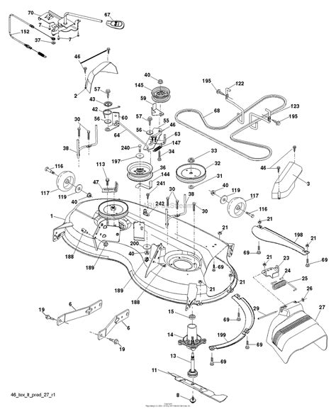 Husqvarna YTH20K46 - 240464 (2012-11) Parts Diagram for MOWER DECK / CUTTING DECK