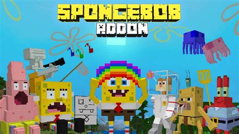 SpongeBob Addon - Minecraft PE - YouTube