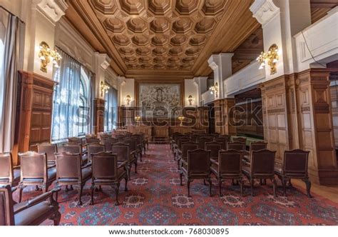 Hague 21 July 2017 Courtroom Permanent Stock Photo (Edit Now) 768030895