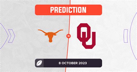 Texas vs Oklahoma Prediction and Tips - 8 October 2023