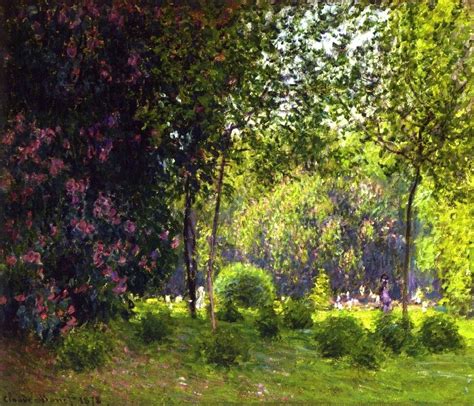 Le Parc Monceau (C Monet - W 468) | Artist monet, Claude monet, Monet art