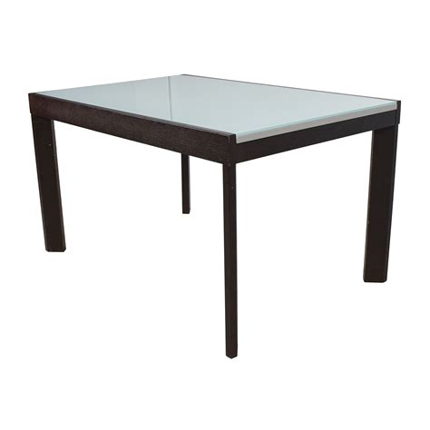 75% OFF - Calligaris Calligaris Extendable Glass Dining Table / Tables