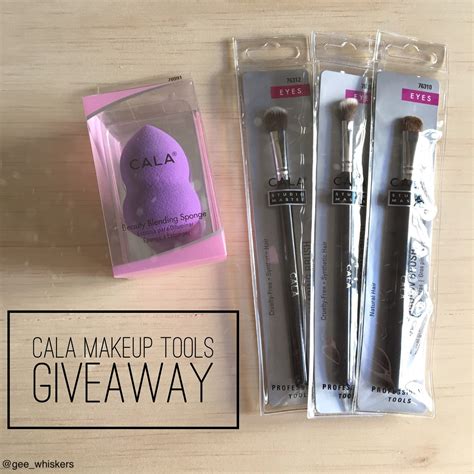 Giveaway | Cala Makeup Tools / Gee Whiskers!