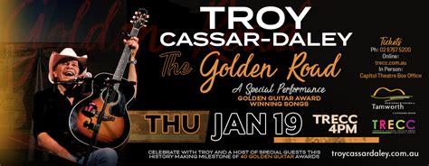 Troy Cassar-Daley - The Golden Road - Entertainment Venues