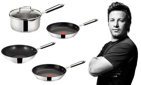 Jamie Oliver 4-Pc Cookware Set | Groupon