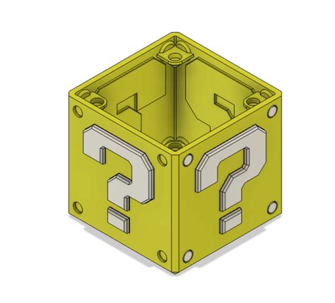 Super Mario Box magnetic lid by Fheder | Download free STL model | Printables.com