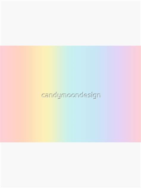 "Pastel Rainbow Gradient Aesthetic" Art Print by candymoondesign | Redbubble