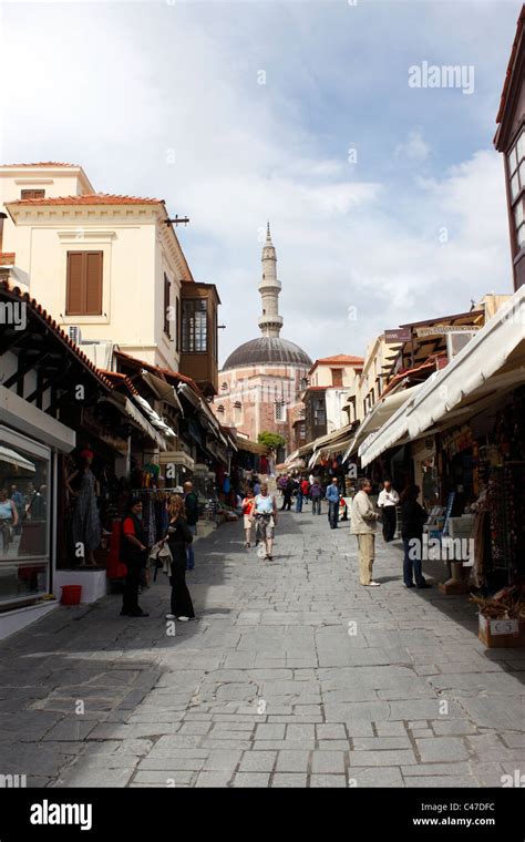 RHODES OLD TOWN. RHODES Stock Photo - Alamy