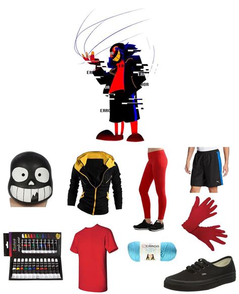 Error Sans Costume | Carbon Costume | DIY Dress-Up Guides for Cosplay & Halloween