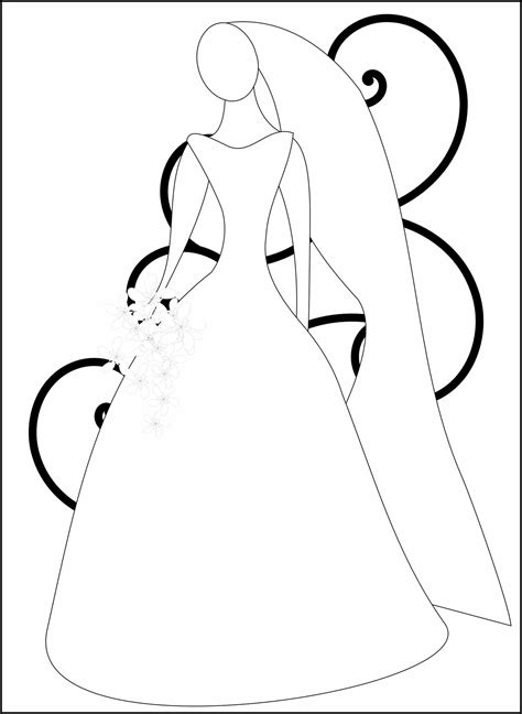 Bride Silhouette Clipart at GetDrawings | Free download