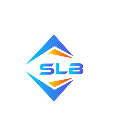 SLB abstract technology logo design on white background. SLB creative ...