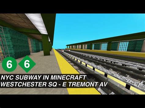 NYC Subway in Minecraft | Westchester Sq - E Tremont Av : r/Minecraftbuilds