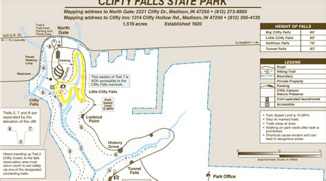 Clifty Falls State Park, Madison, IN: Trail 7 (Big & Little Clifty ...