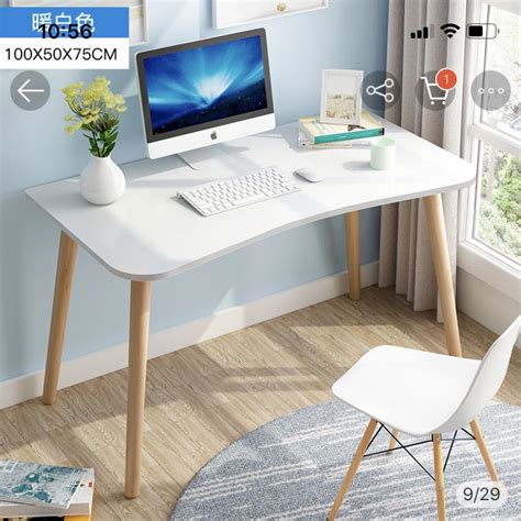 Brand New White Table / Desk, Furniture & Home Living, Furniture, Tables & Sets on Carousell