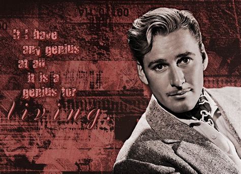 Download Errol Flynn Red Aesthetic Quotes Wallpaper | Wallpapers.com