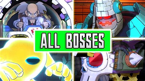 Mega Man 11: All bosses + Final Boss & Ending - YouTube