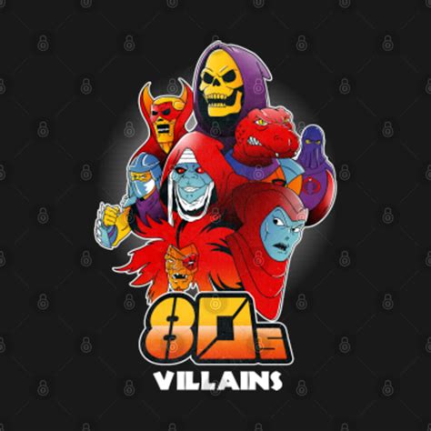 80S VILLAINS - Villain - T-Shirt | TeePublic