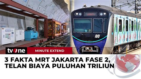 MRT Jakarta Fase 2 dalam Pembangunan, Dibagi dalam 2 Tahap | tvOne Minute - YouTube