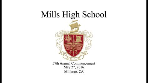 2016 Mills High School Graduation - YouTube