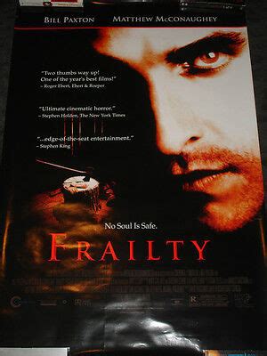 Frailty rolled Movie Poster - Bill Paxton Matthew McConaughey | #4627341056