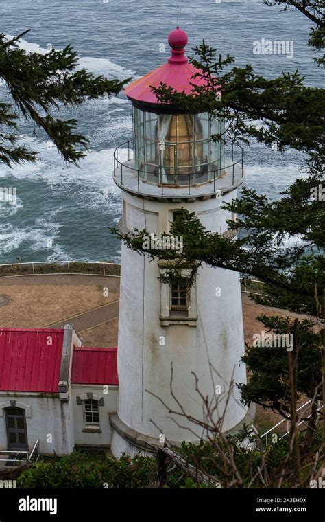 Heceta Head Lighthouse north of Florence, Oregon Stock Photo - Alamy