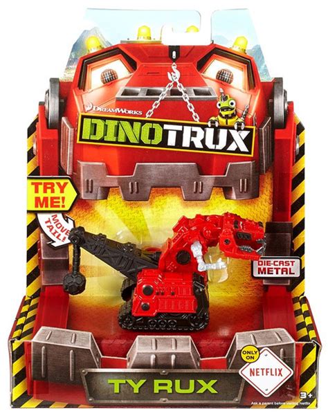 Dinotrux Ty Rux Diecast Figure Mattel Toys - ToyWiz