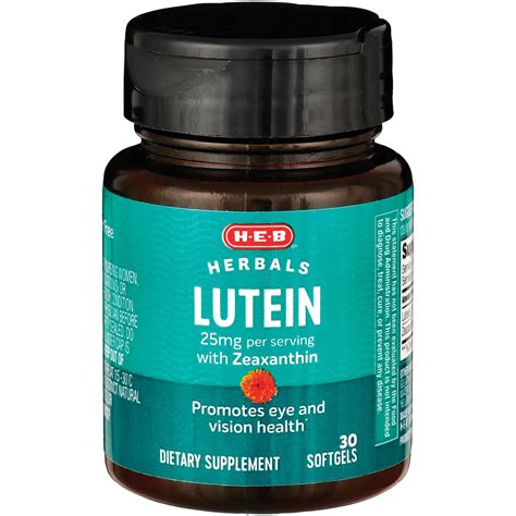 H-E-B Lutein & Zeaxanthin Eye Health Softgels - Shop Antioxidants at H-E-B