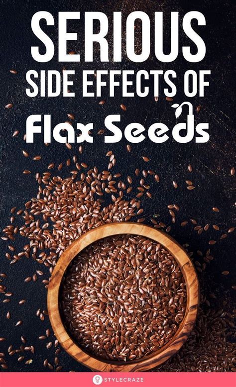 Flax Seed Side Effects: 6 Ways It May Cause Harm in 2022 | Flax seed ...