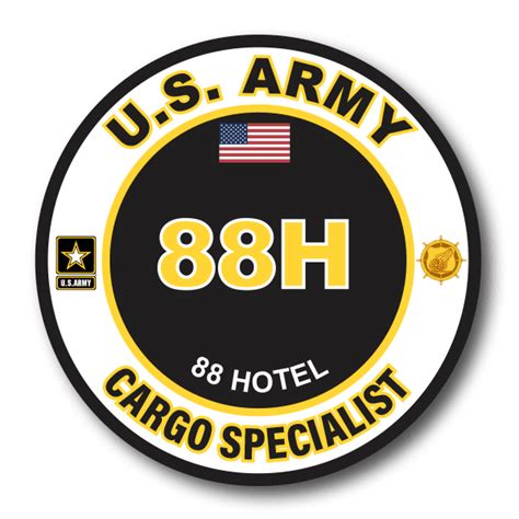 US Army 88H Cargo Specialist MOS Decal